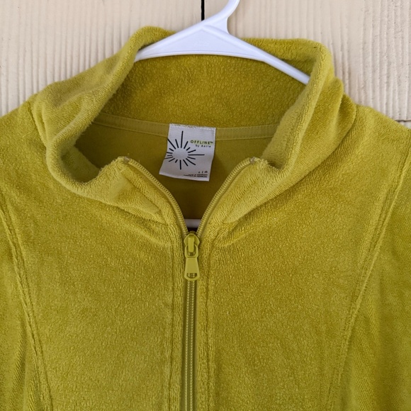 Offline by Aerie Half Zip Mock Neck Terry Pullover - Picture 3 of 4